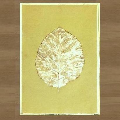 Indipaper - Handmade Leaf Imprint Posters